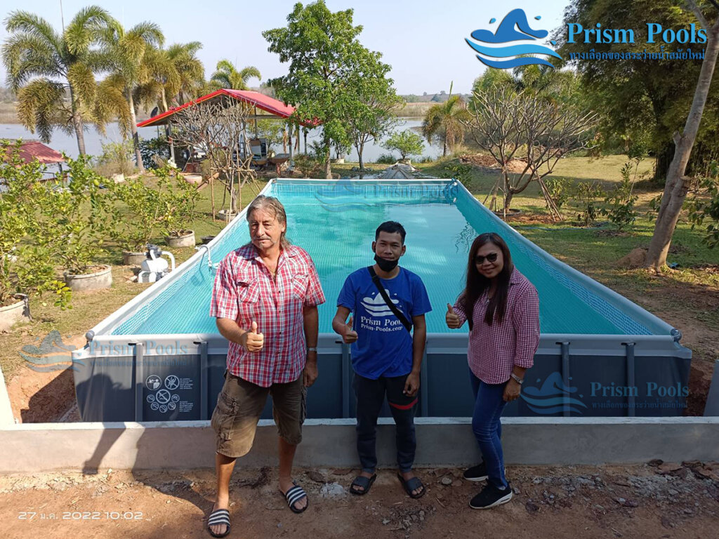 สระน้ำ Intex สระว่ายน้ำสำเร็จรูป Intex 32 ฟุต PRISM POOLS