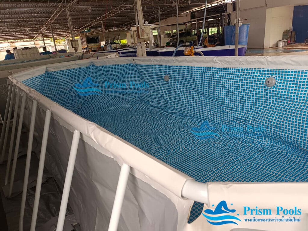 ติดตั้ง สระว่ายน้ำ INTEX 20 ฟุต Prism Oval สระว่ายน้ำสำเร็จรูป รุ่น 26798 - 378