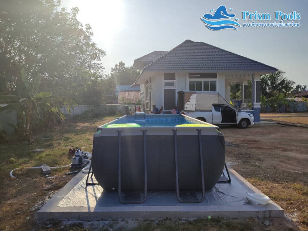 ติดตั้ง สระน้ำ INTEX ขนาด 5 เมตร (18 ฟุต) Ultra XTR สระว่ายน้ำสำเร็จรูป รุ่น 26356 - 2