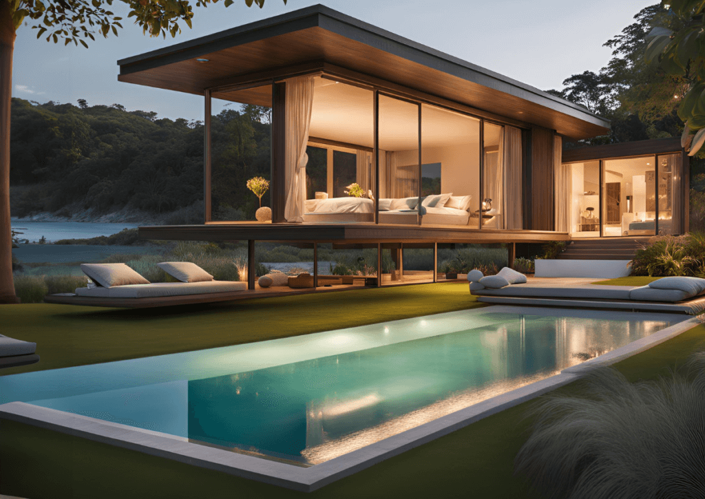 แบบบ้านพูลวิลล่า 2 ห้องนอน Pool Villa 2 bedrooms